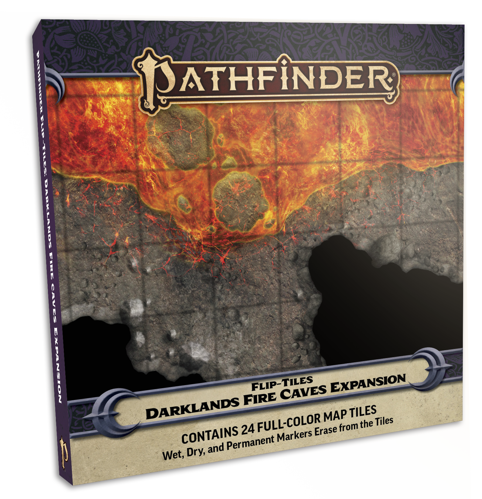 Pathfinder: Flip-Tiles - Darklands Fire Caves Expansion (ONLINE ORDER ONLY)