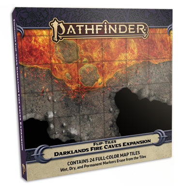 Pathfinder: Flip-Tiles - Darklands Fire Caves Expansion (ONLINE ORDER ONLY)