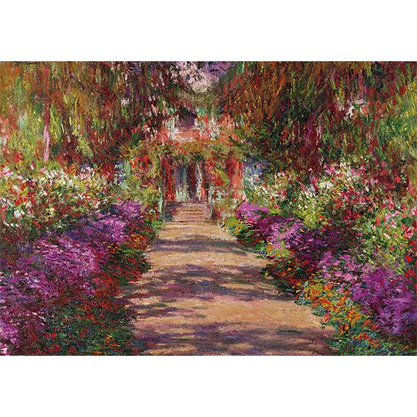 Pathway in Monet's Garden at Giverny 1000 Piece Jigsaw Puzzle Piatnik (ONLINE ORDER ONLY)