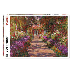 Pathway in Monet's Garden at Giverny 1000 Piece Jigsaw Puzzle Piatnik (ONLINE ORDER ONLY)