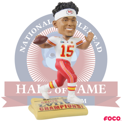 Patrick Mahomes Kansas City Chiefs Super Bowl LVII Champions Newspaper Base Bobblehead (ONLINE ORDER ONLY)