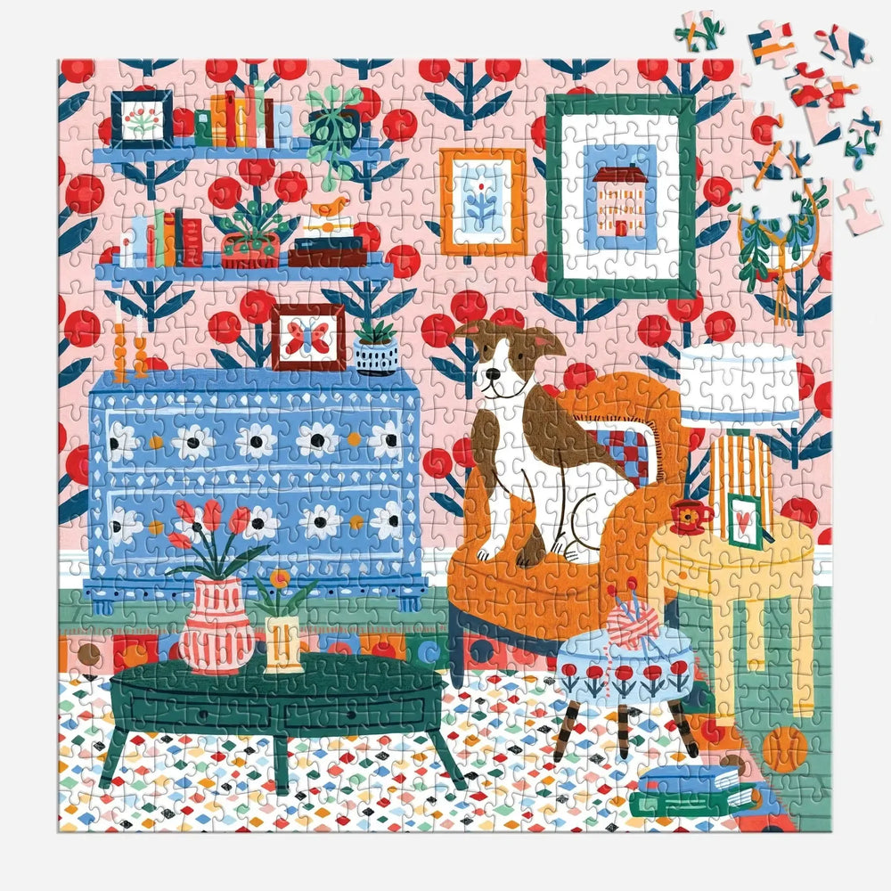Pattern & Petal 500 Piece Jigsaw Puzzle Galison