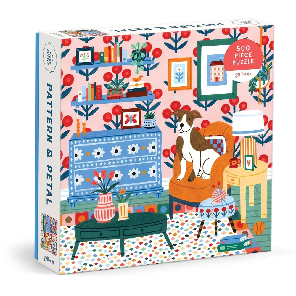 Pattern & Petal 500 Piece Jigsaw Puzzle Galison