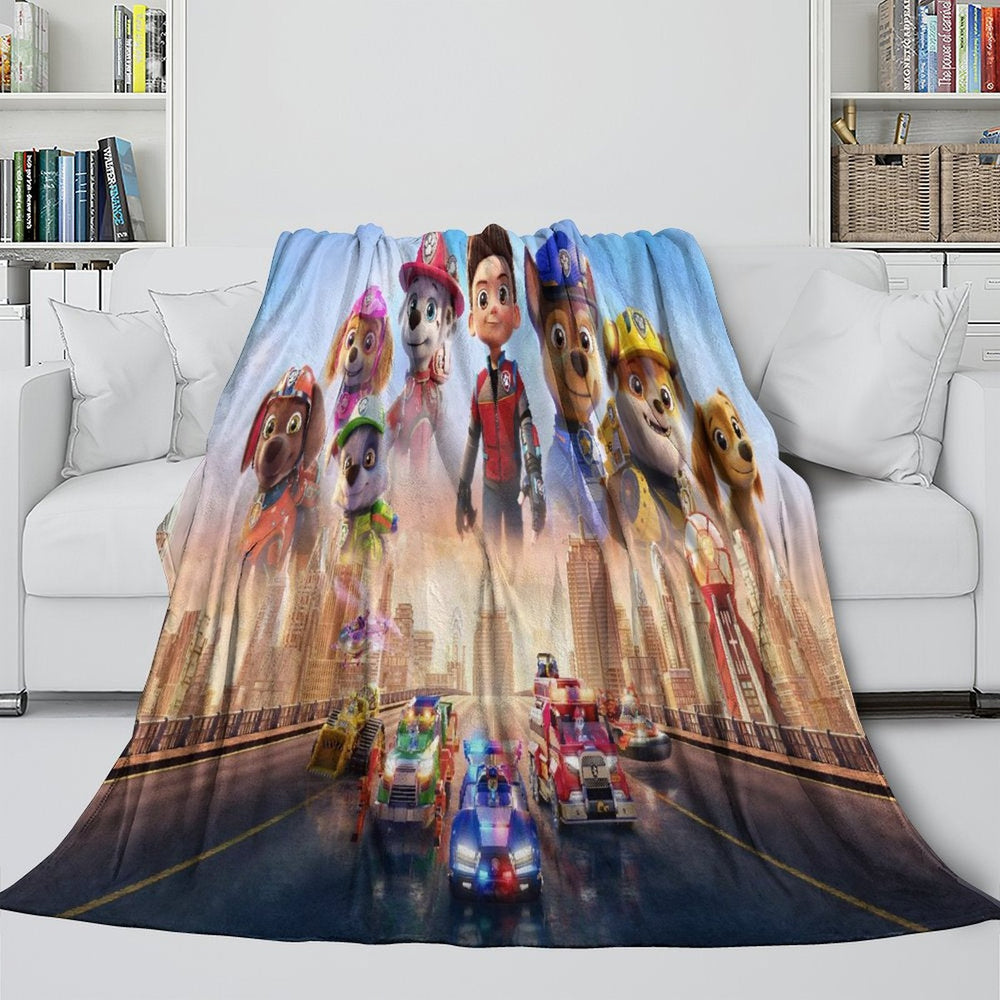 Paw Patrol 2025 Blanket Flannel Throw Room Decoration (ONLINE ORDER ONLY)