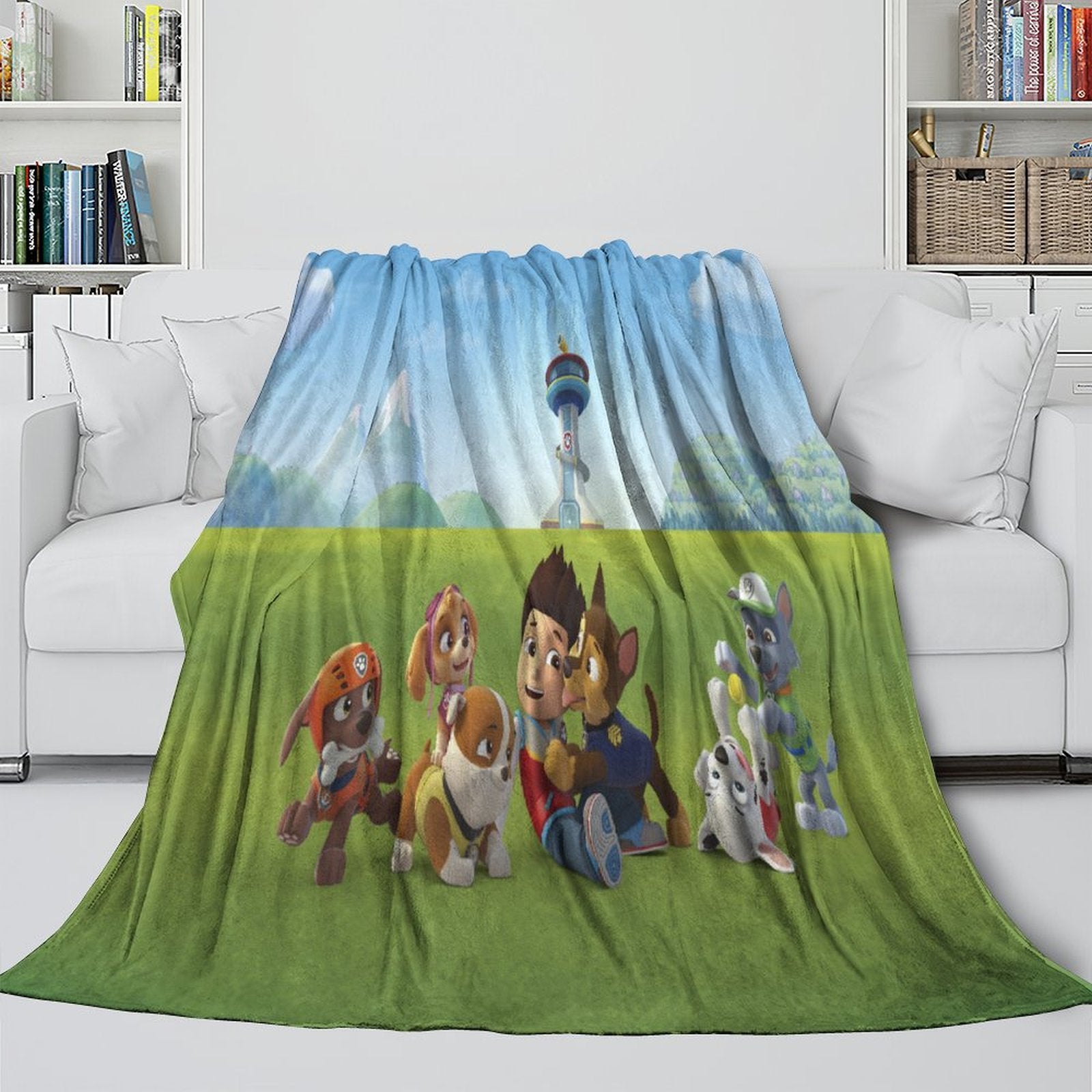 Paw Patrol 2025 Blanket Kids Flannel Throw Room Decoration (ONLINE ORDER ONLY)