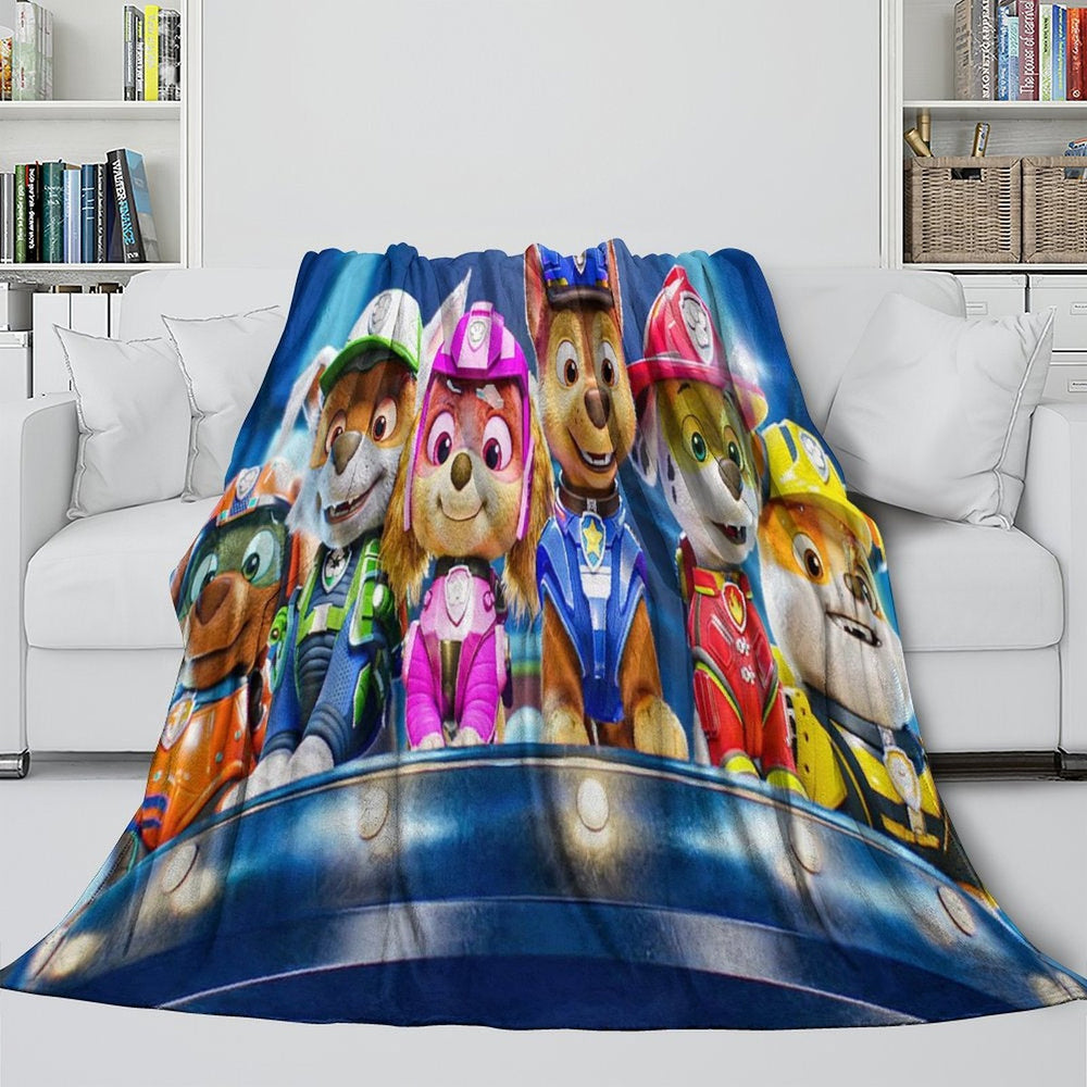 Paw Patrol 2025 Blanket Kids Flannel Throw Room Decoration (ONLINE ORDER ONLY)