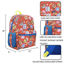 Paw Patrol Characters 14" Children's Backpack (Online Order Only)