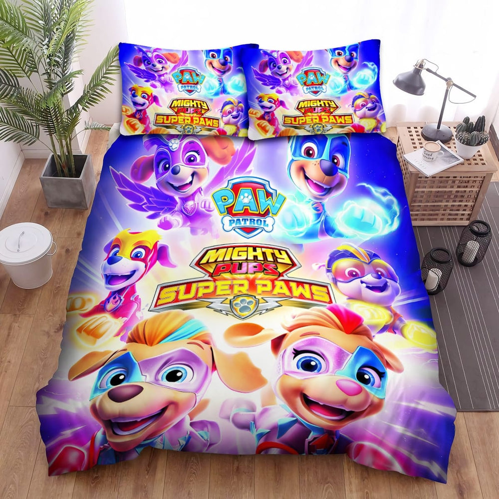 Paw Patrol Mighty Pups Super Paws Bedding Set Duvet Covers Without Filler (ONLINE ORDER ONLY)