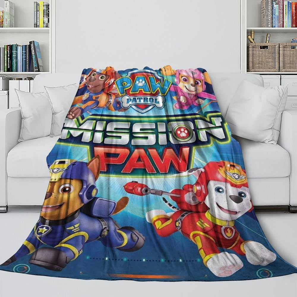 Paw Patrol Mission Paw Blanket Flannel Throw Room Decoration (ONLINE ORDER ONLY)
