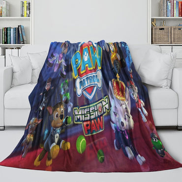 Paw Patrol Mission Paw Blanket Flannel Throw Room Decoration (ONLINE ORDER ONLY)