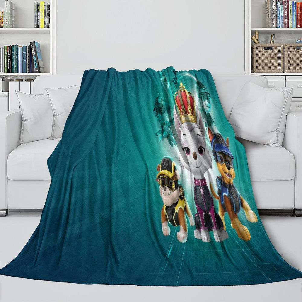 Paw Patrol Mission Paw Blanket Flannel Throw Room Decoration (ONLINE ORDER ONLY)