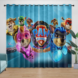 Paw Patrol The Mighty Movie Curtains Kids Blackout Window Drapes (Online Order Only)