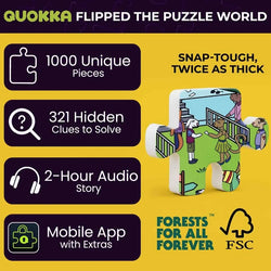 Pawchella Bash "Seek & See" 1000 Piece Jigsaw Puzzle Quokka
