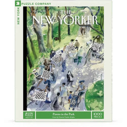 Pawns in the Park 1000 Piece Jigsaw Puzzle NYPC (ONLINE ORDER ONLY)