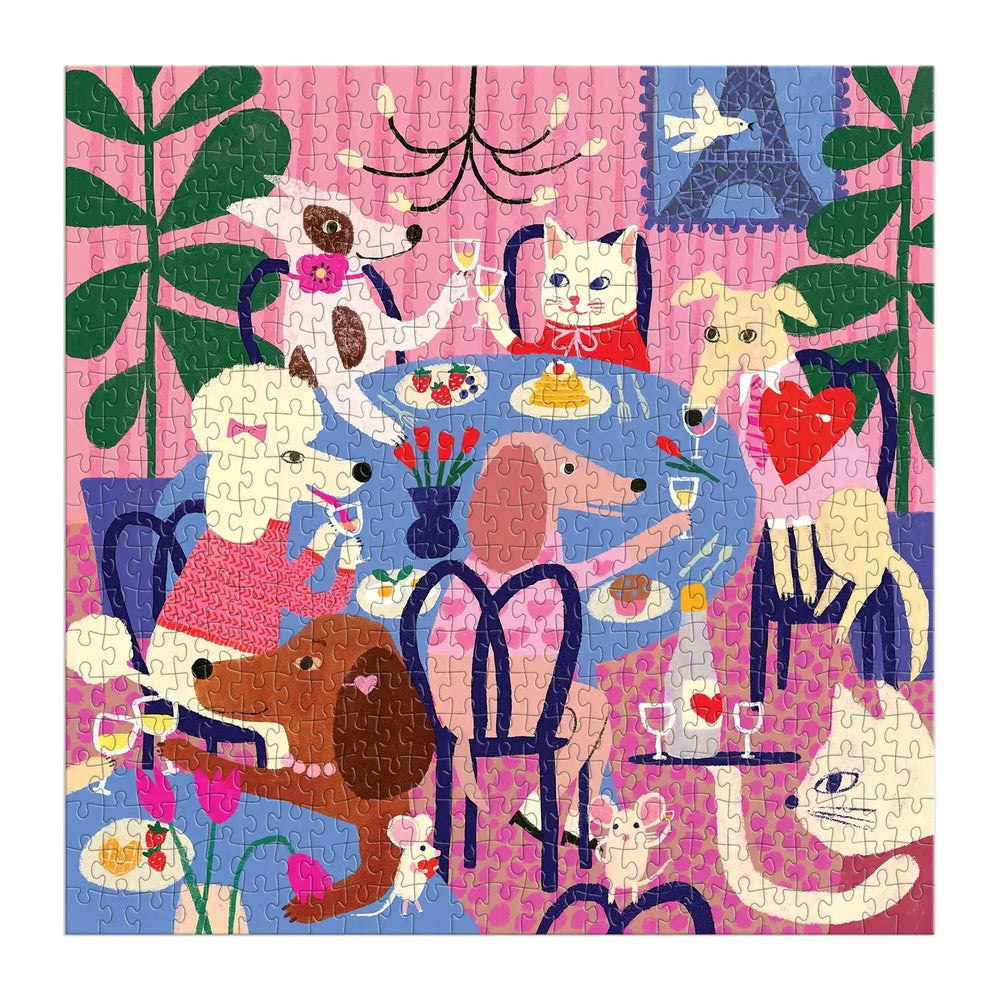 Paws for Love 500 Piece Jigsaw Puzzle Galison