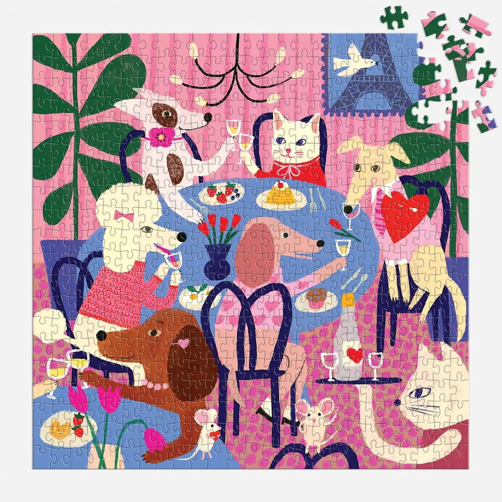 Paws for Love 500 Piece Jigsaw Puzzle Galison