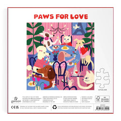 Paws for Love 500 Piece Jigsaw Puzzle Galison