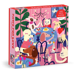Paws for Love 500 Piece Jigsaw Puzzle Galison