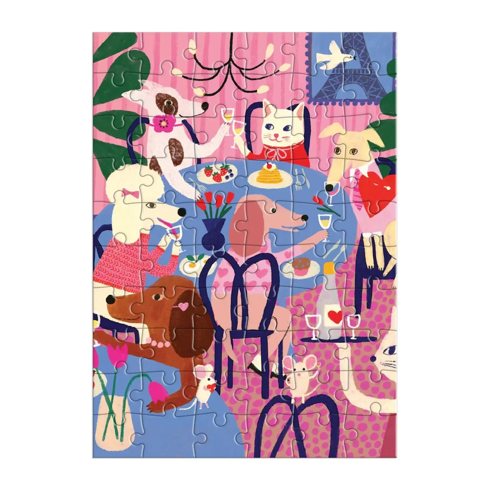 Paws for Love Greeting Card 60 Piece Jigsaw Puzzle Galison (ONLINE ORDER ONLY)