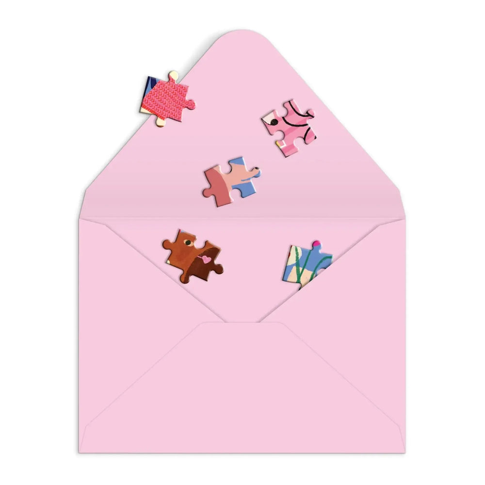 Paws for Love Greeting Card 60 Piece Jigsaw Puzzle Galison (ONLINE ORDER ONLY)