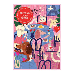 Paws for Love Greeting Card 60 Piece Jigsaw Puzzle Galison (ONLINE ORDER ONLY)