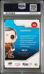 2023 UPPER DECK FUNKO POP MARVEL  KAECILIUS PLATINUM #53  PSA 10 (Online Order Only)