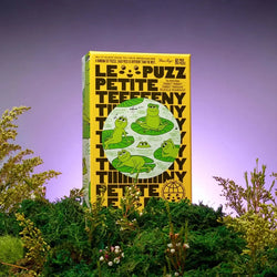 Peace Frogs 81 Piece Round Jigsaw Puzzle Le Puzz