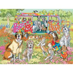 Peace Love Treats 500 Piece Soft Touch Jigsaw Puzzle Crown Point