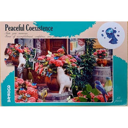 Peaceful Coexistence 63 Piece Tray Jigsaw Puzzle Quokka (ONLINE ORDER ONLY)