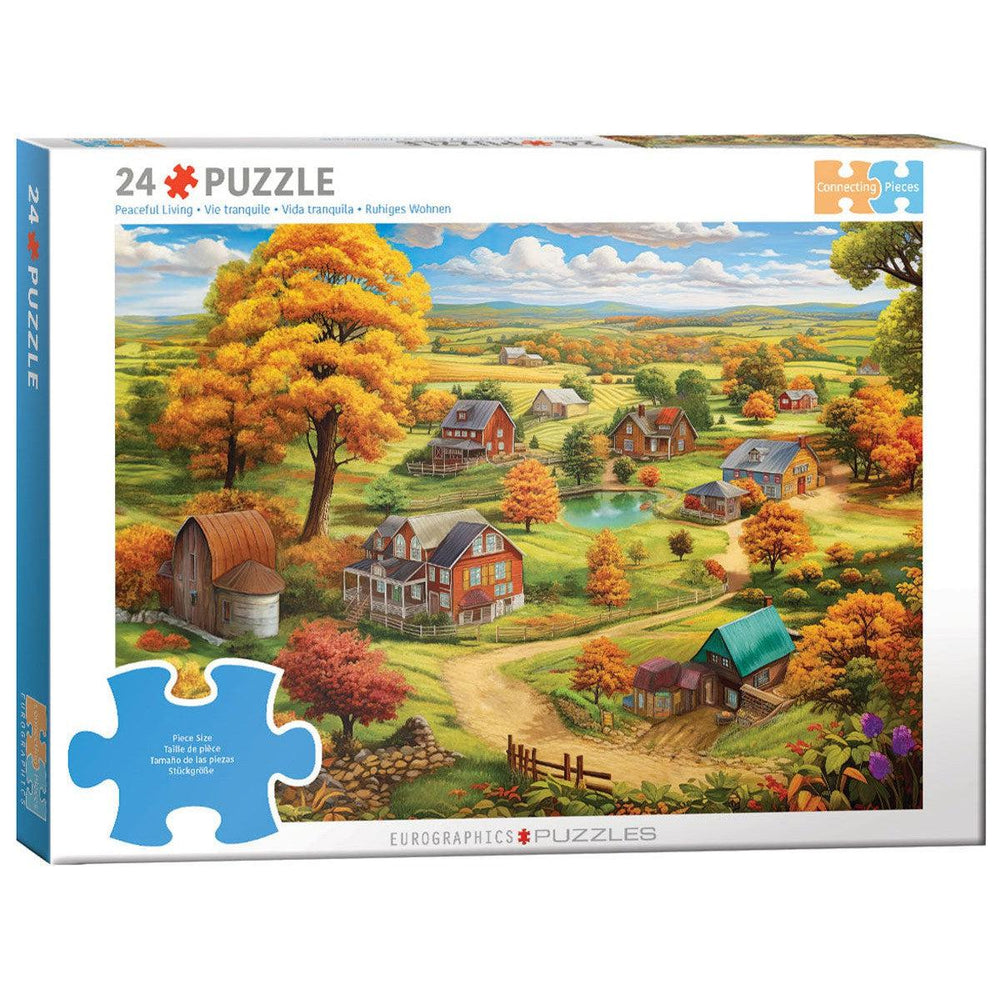 Peaceful Living 24 Connecting Pieces Jigsaw Puzzle Eurographics (ONLINE ORDER ONLY)
