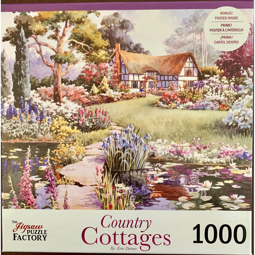 Peaceful Retreat Country Cottages 1000 Piece Jigsaw Puzzle Leap Year (ONLINE ORDER ONLY)