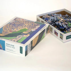 Peacock Tiger by Kour Pour 1000 Piece Jigsaw Puzzle Kinstler