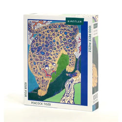 Peacock Tiger by Kour Pour 1000 Piece Jigsaw Puzzle Kinstler