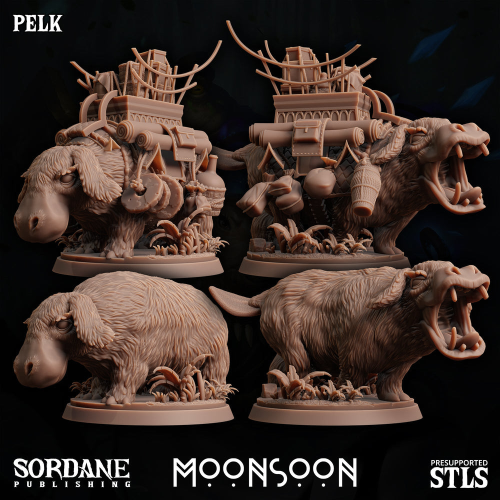 3D Printed Sordane Publishing Pelk Moonsoon 28 32mm D&D (Online Only)
