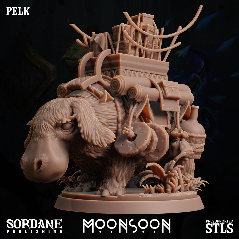 3D Printed Sordane Publishing Pelk Moonsoon 28 32mm D&D (Online Only)