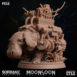 3D Printed Sordane Publishing Pelk Moonsoon 28 32mm D&D (Online Only)