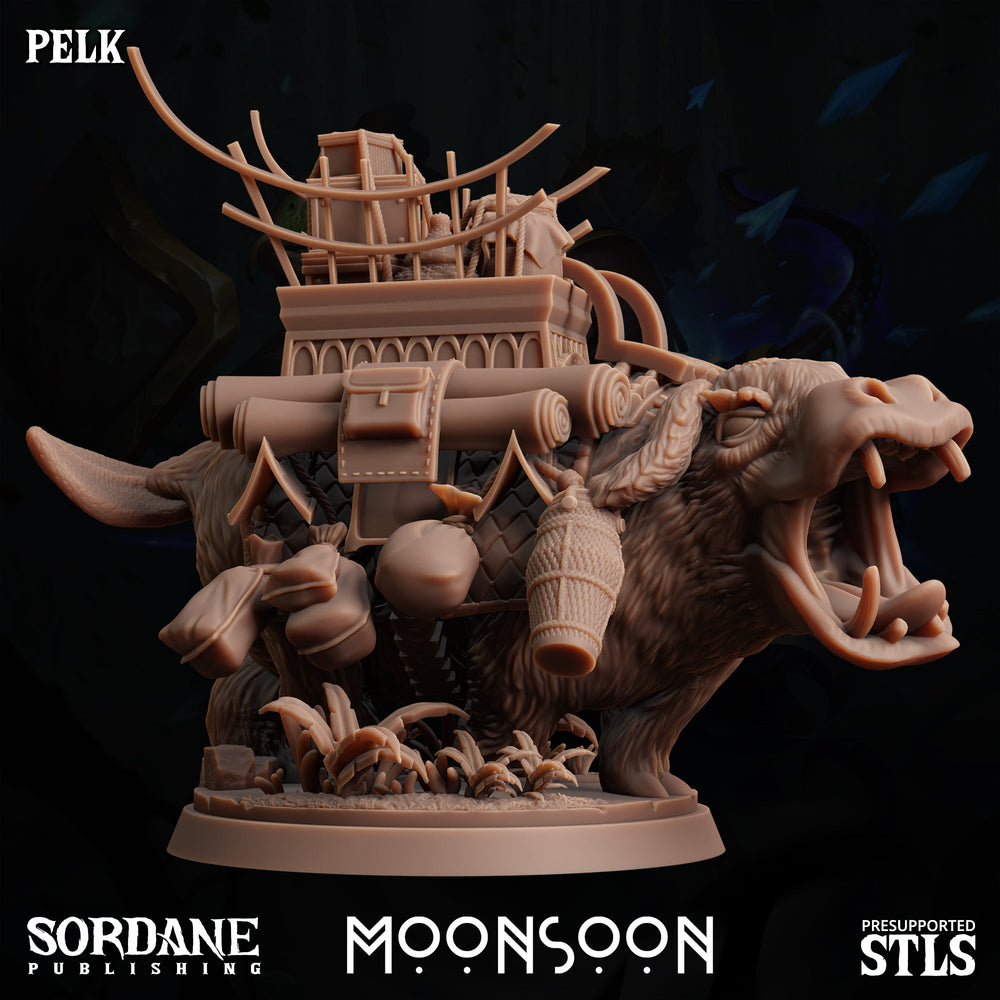 3D Printed Sordane Publishing Pelk Moonsoon 28 32mm D&D (Online Only)
