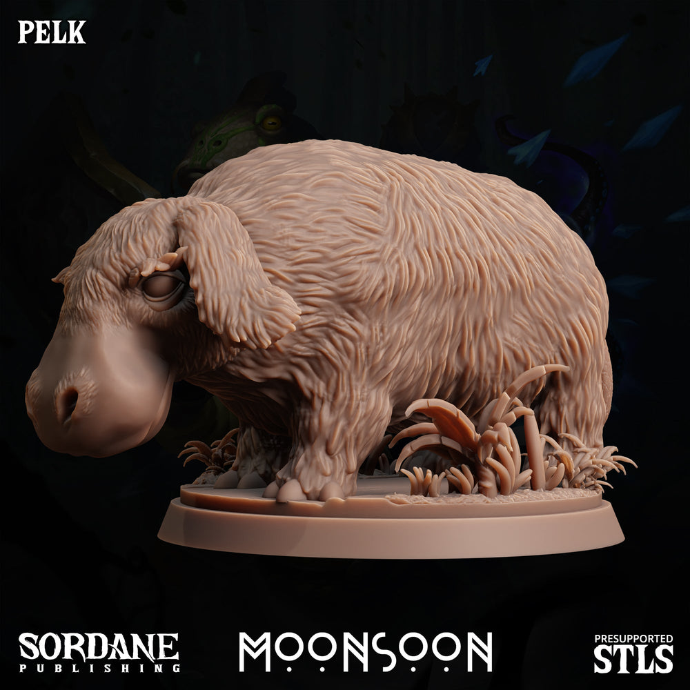 3D Printed Sordane Publishing Pelk Moonsoon 28 32mm D&D (Online Only)