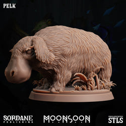 3D Printed Sordane Publishing Pelk Moonsoon 28 32mm D&D (Online Only)
