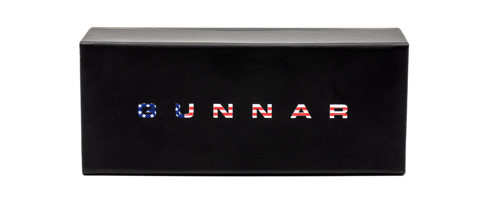 Limited Edition GUNNAR Patriotic Glasses Case (ONLINE ORDER ONLY)