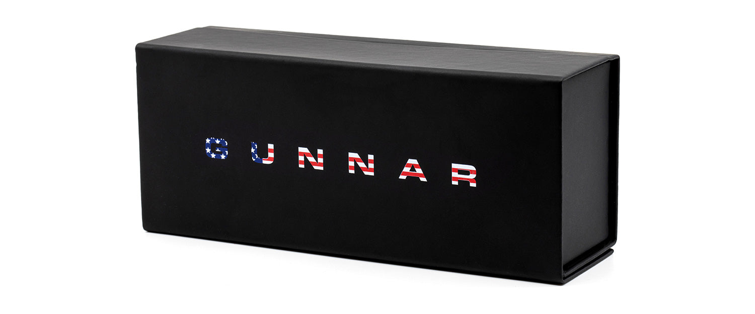 Limited Edition GUNNAR Patriotic Glasses Case (ONLINE ORDER ONLY)