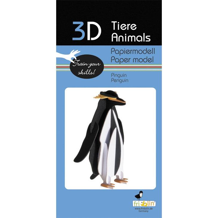 Penguin 3D Cardboard Model Kit Fridolin (ONLINE ORDER ONLY)