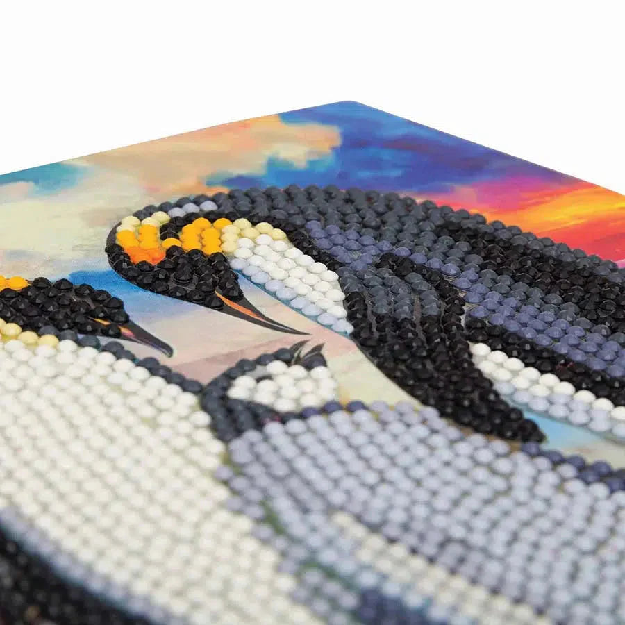 Penguin Family Crystal Art Card Kit Craft Buddy (ONLINE ORDER ONLY)