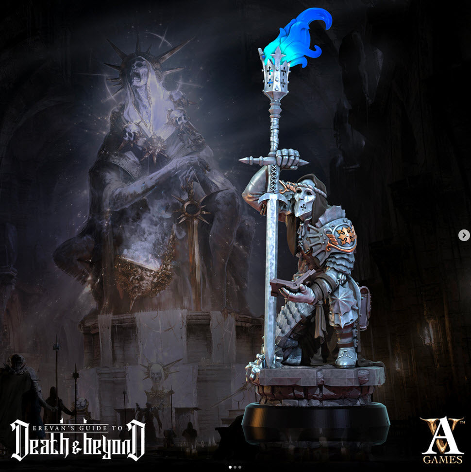 3D Printed Archvillain Games Penitent Cleric Death and Beyond 28 32mm D&D (Online Only)