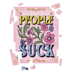 People Suck 500 Piece Jigsaw Puzzle Fun Club (ONLINE ORDER ONLY)