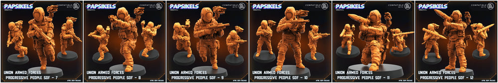 3D Printed Papsikels Democracy Troopers SciFi Raven Claw Set 28mm 32mm (Online Only)