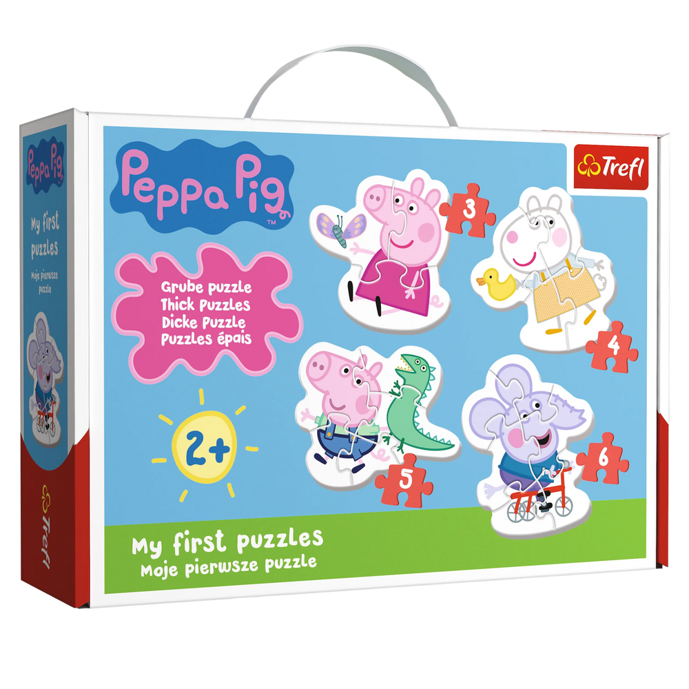 Trefl Baby Classic 4 in 1 Puzzle - Lovely Peppa Pig Jigsaw Puzzle (ONLINE ORDER ONLY)
