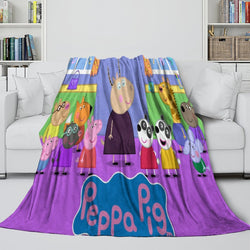 Peppa Pig Blanket Flannel Throw Room Decoration (ONLINE ORDER ONLY)