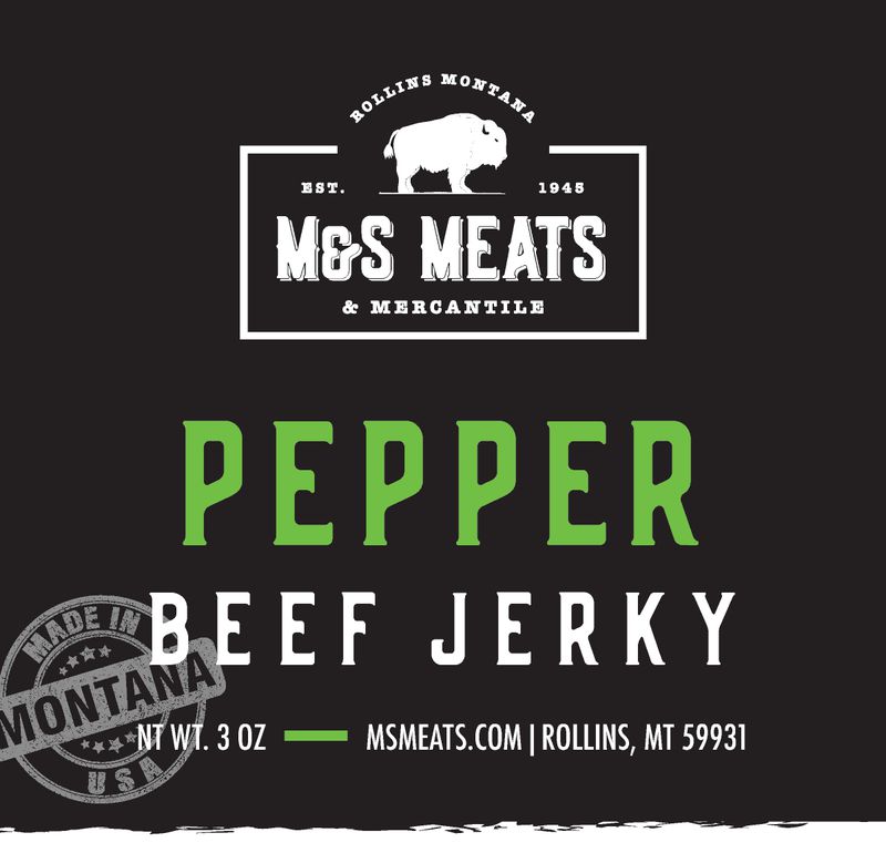 Pepper Beef Jerky (ONLINE ORDER ONLY)