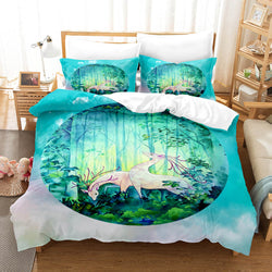 Cartoon Animal Deer Elk Bedding Set Quilt Cover Without Filler (Online Order Only)